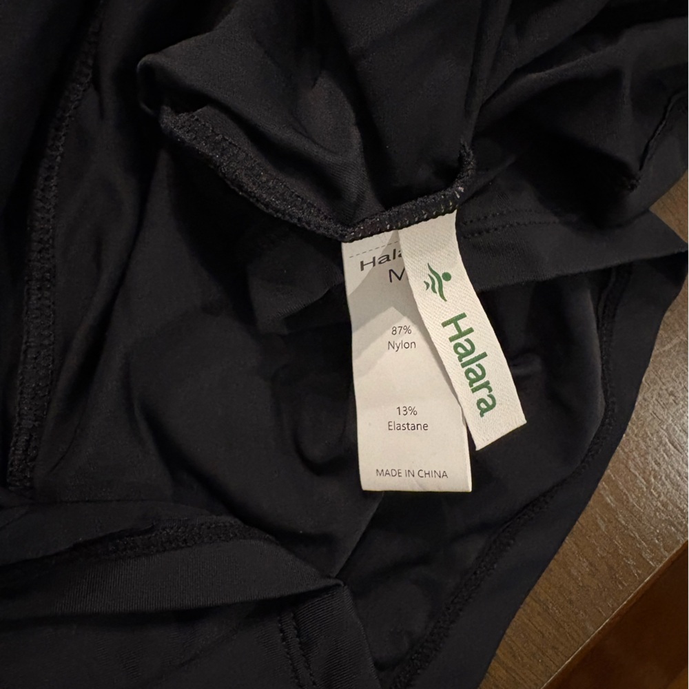 HALARA black maxi dress